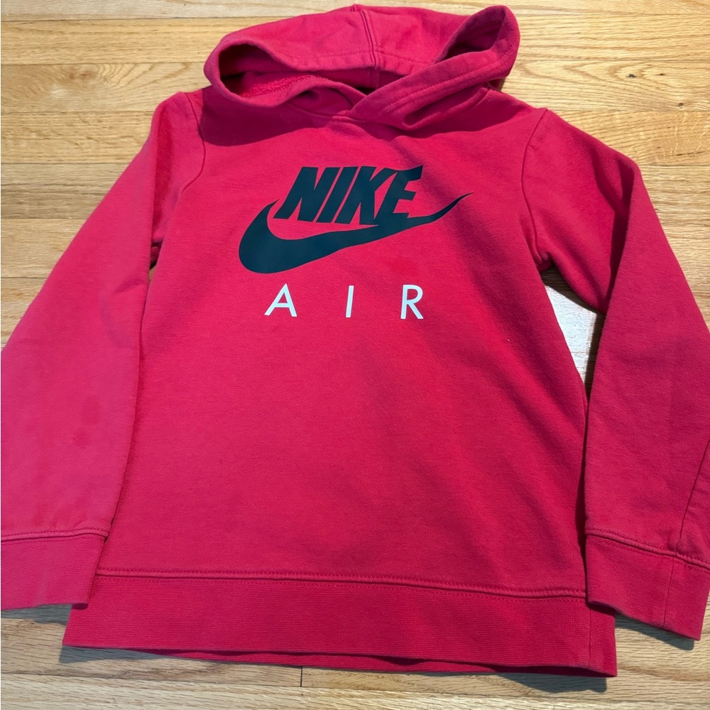 Nike Air Kids Red Hoodie size 7